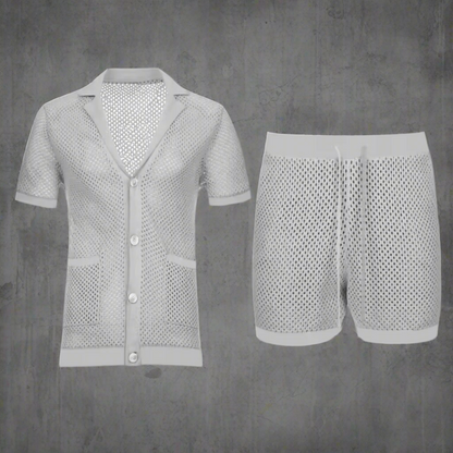 Men's Mesh Loungewear Set